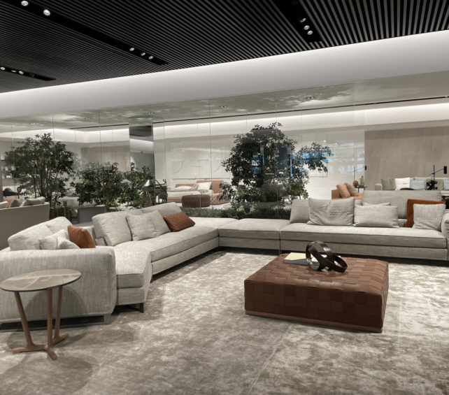 Frigerio’s new showroom marks the brand’s powerful entrance into the future