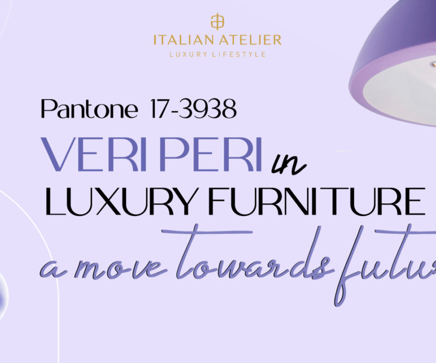 PANTONE 17-3938 Veri Peri in luxury furniture: a move towards future