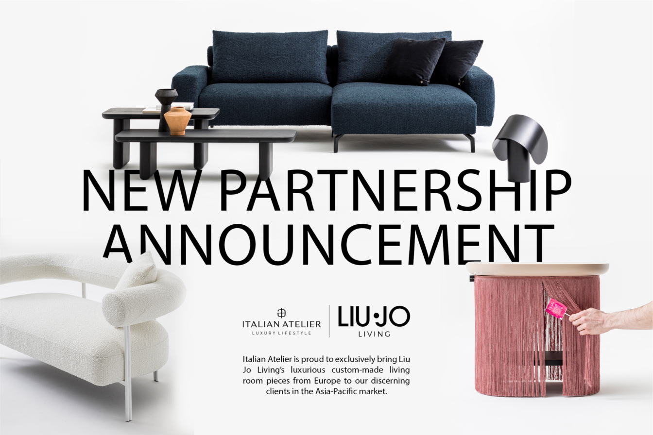 new partnership with Liu Jo Living