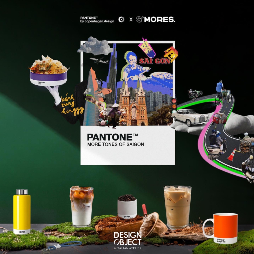 S'mores Saigon x Italian Atelier workshop: "What if coffee flavors have colors?" để giới thiệu các sản phẩm Pantone by Copenhagen Design