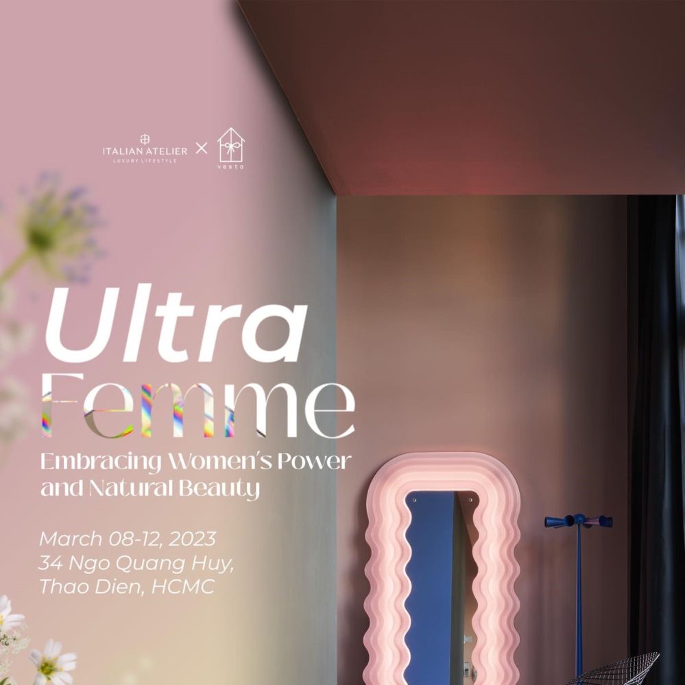Italian Atelier mừng ngày Quốc tế Phụ nữ bằng sự kiện "Ultrafemme" và giới thiệu chiếc gương Ultrafragola và phong cách sống độc tôn